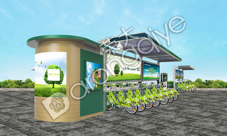 公共自行车棚为公共自行车建立家园乐鱼(中国)体育(图1)