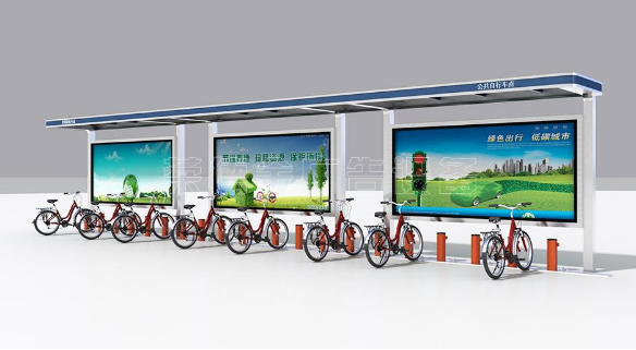 西宁自行车棚亮相 自行车有了乐鱼体育最新版一个”家“(图1)
